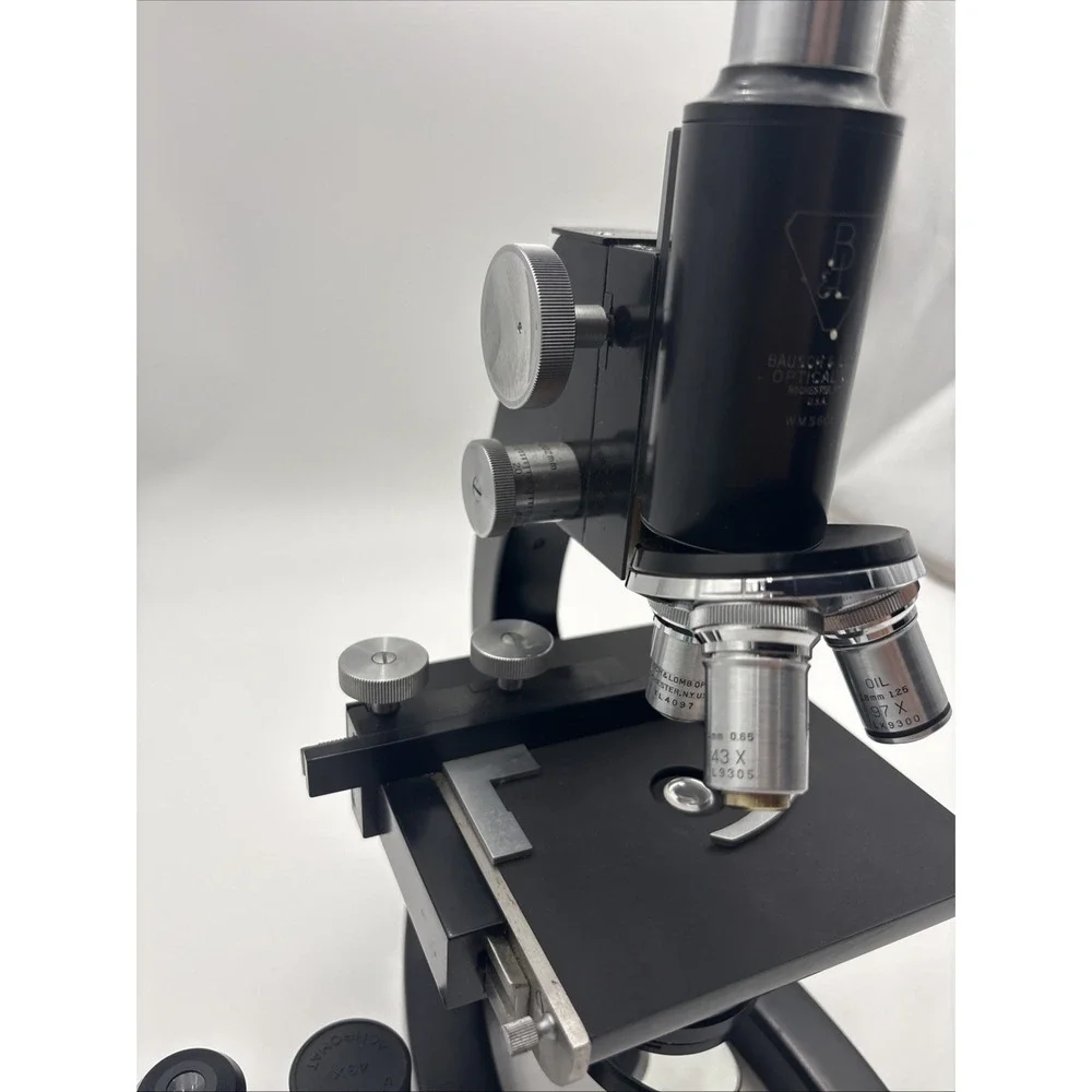 Bausch & Lomb WM5608 Microscope Monocular Vintage Lab Equipment USA